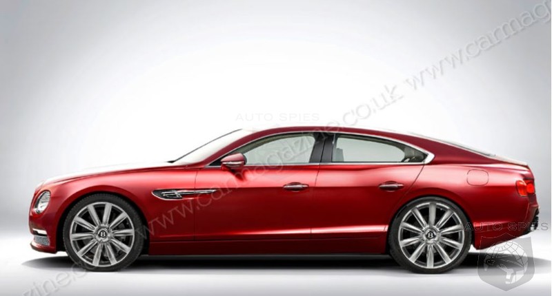 Bentley Targeting BMW And Mercedes With This Swoopy 4 Door Coupe?